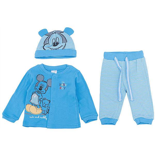картинка Комплект: толстовка, штанишки и шапочка для мальчика PlayToday от магазина Одежда-