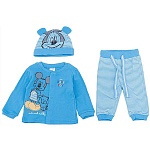 Комплект: толстовка, штанишки и шапочка для мальчика PlayToday